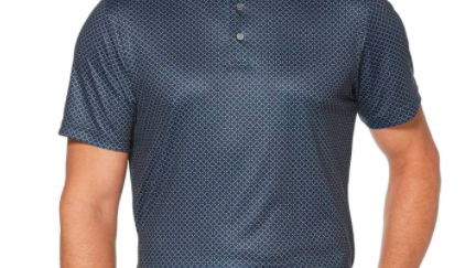 MEN'S GOLF CLUB PRINT POLO